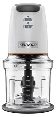 Produktbild von Kenwood CHP61.000WH, 0,5 l, Grau, Weiß, Kunststoff, Edelstahl, 500 W, 138,5 mm