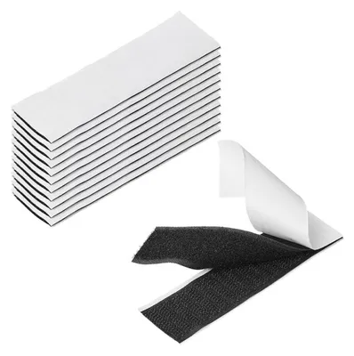 Obrázek produktu pro Samolepicí suchý zip 30 mm x 10 cm - sada 12 kusů