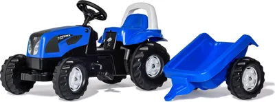 Produktbild von rolly toys Kid Landini Power Farm 100 Trettraktor mit Anhänger, Maße: 134x47x52 cm; 01 184 1