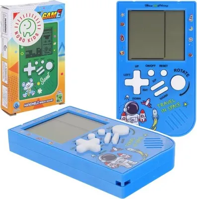 Zdjęcie produktu dla Elektroniczna konsola do gier Arcade firmy Tertis – niebieska