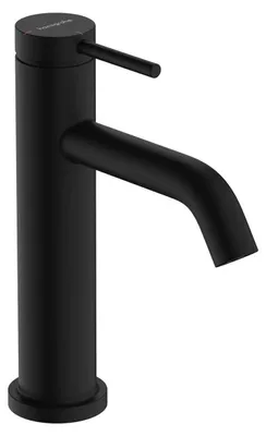Produktbild von hansgrohe Tecturis S Einhebel-Waschtischmischer 110 CoolStart EcoSmart+ mit Zugstangen-Ablaufgarnitur, Mattschwarz