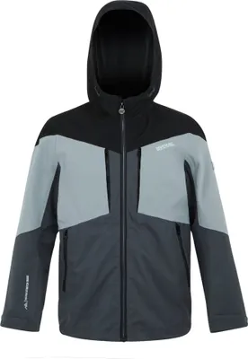 Image de Regatta - Veste imperméable "Highton VI" pour enfants RG11444 (164) (Fleur de pêche/gris moyen)
