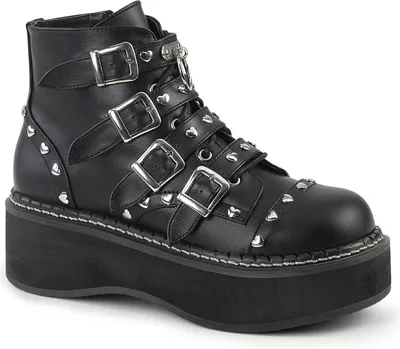 Zdjęcie produktu dla Botki damskie EMILY-315 by DemoniaCult, Czarny , EU 39, US 9