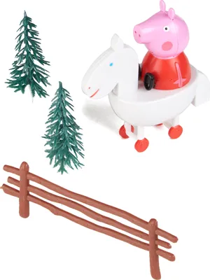 Produktbild von Tortenaufsatz „Peppa Pig im Wald“