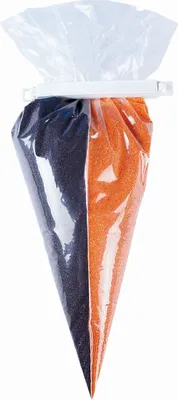 Produktbild von Einweg-Spritzbeutel mit 2 Kammern LxB: 45,5 x 30,5 cm, 75 Stück im Karton
