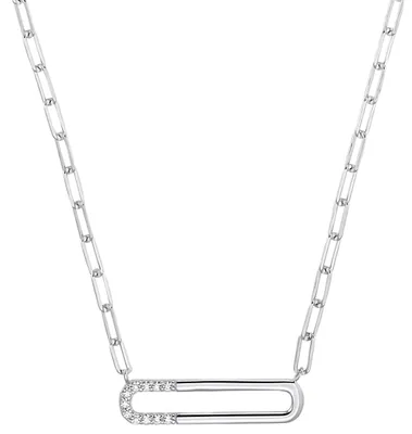 Produktbild von s.Oliver Damen Halskette 2034854 Silber Zirkonia