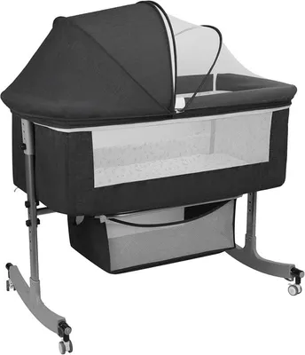 Imagen del producto de Cama auxiliar multifuncional 3 en 1 con cesta de almacenamiento