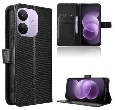Produktbild von Handyhülle Klapp für Xiaomi Redmi Note 17 Pro 5G Kunstleder Diamant Design