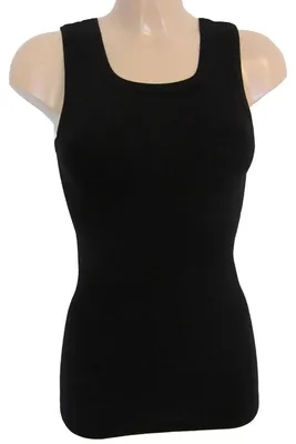 Produktbild von HERMKO 1325 Damen Longshirt aus 100% Baumwolle | Verschiedene Farben & Größen | Ideal für Drüber & Drunter | Länger geschnitten, Farbe:schwarz, Größe:36/38 (S)