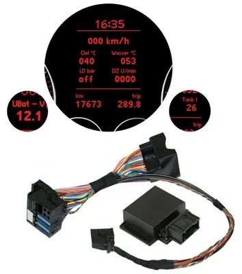 Produktbild von Original Kufatec E-MFA Interface viele Messwerte MFA für VW Scirocco III / Eos