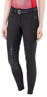 Image de Equiline PANTALON FULL GRIP pour femme GLADIS NOIR FS20, Eq20_FS_Gr.:44