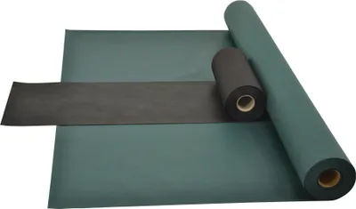 Produktbild von Sensalux Kombi-Set 1 Tischdeckenrolle 1m x 25m grün + Tischläufer 30cm schwarz