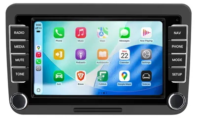 Obrázok produktu pre 7 Palcové Android Autorádio 64GB VW Golf Polo Passat Tiguan Carplay Navigácia Bluetooth WiFi