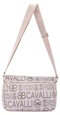 Obrázok produktu pre Dámska Crossbody Taška B Cavalli z Ekokože Čierna so Zipsom Black and Black UNICA 19x28x13 cm