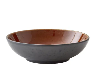 Produktbild von Bitz Pastateller matt black / shiny amber 20 cm