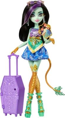 Produktbild von Monster High Skulltimate Secrets Gore-geous Oasis Spielset, Jinafire Long Puppe und Zubehörteile, Modepuppe, Weiblich, 4 Jahr(e), Junge/Mädchen, 320 mm, 700 g