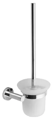Produktbild von Sapho X-ROUND Hänge-WC-Bürste, Milchglas, Chrom