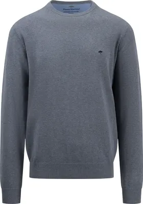 Produktbild von Fynch Hatton - Herren Rundhals Pullover (SFPK210), Größe:XL, Fynch Hatton farbe:Gray (936)