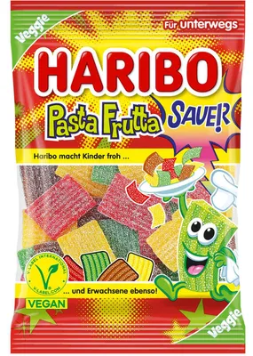 Produktbild von Haribo Pasta Frutta sauer vegan 85g