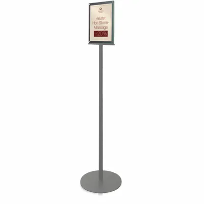 Obrázok produktu pre Deflecto - Obojstranný magnetický stojan Deflecto, pre ft A4, strieborný