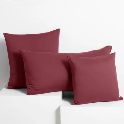 Produktbild von Kissenbezüge Reißverschluss Jersey 2 Stück altrosa - 20 x 120 cm