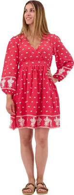 Image de Pepe Jeans Batia Langarmkleid Rot XS Frau Rot XS