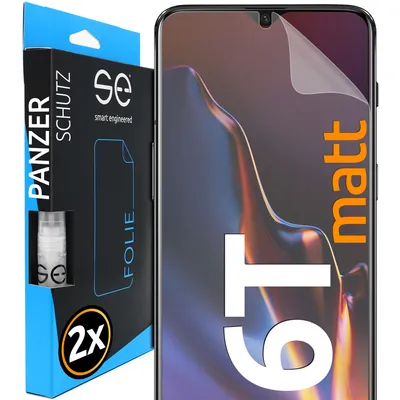 Produktbild von 2x se® 3D Schutzfolie (entspiegelt) OnePlus 6T