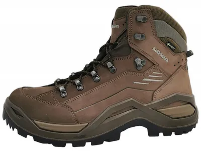 Image de Chaussures de sport Lowa RENEGADE EVO GTX MID pour hommes, chaussures de randonnée, couleur marron, style décontracté
