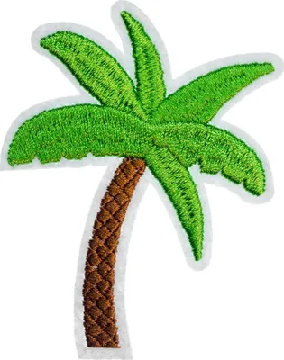 Produktbild von Palme Bügelbild Aufnäher Aufbügler Miniblings Tropen Baum Palmen tropisch Urlaub