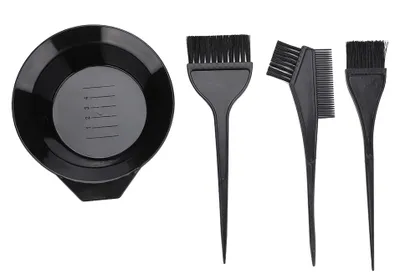 Image de Nouveaux outils de permanente haut de gamme, pinceau de coloration professionnel, coloration en salon