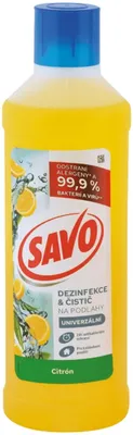 Obrázek produktu pro Savo dezinfekce a čistič na podlahy Citrón 1 L