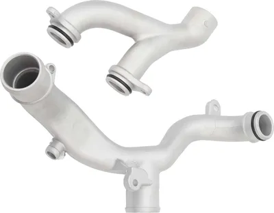 Zdjęcie produktu dla Rury wylotowe płynu chłodzącego LR090630 Stop aluminium Chłodnica Układ chłodzenia wodnego Zestaw rur Zamiennik do Jaguar F-Type F-Pace XF XE
