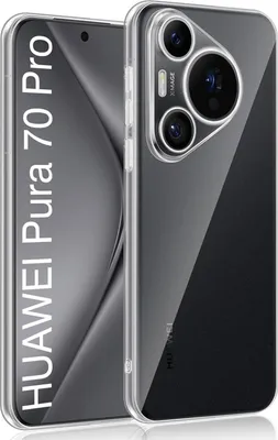 Zdjęcie produktu dla Pokrowiec ochronny dla Huawei Pura 70 Pro Sleeve Transparent Slim Cover Clear Case
