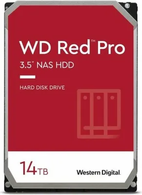 Produktbild von WD Red Pro WD142KFGX - Festplatte - 14 TB - intern - 3.5" (8.9 cm)