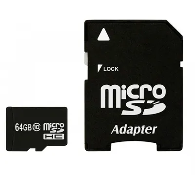 Image de Carte Micro-SD 64 Go Classe 10 + adaptateur SD - Carte mémoire