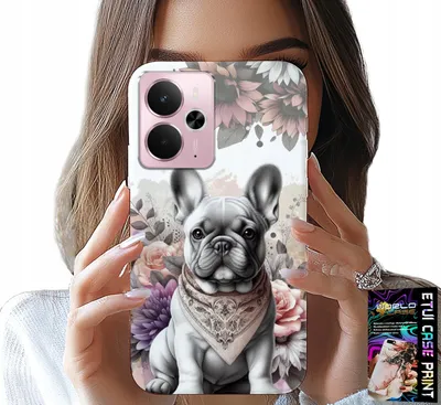 Zdjęcie produktu dla Etui Do Realme 14 5G / 14T - Buldog Buldogi Pieski Rasy Psów Plecki