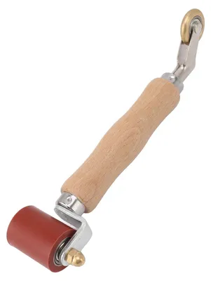 Produktbild von Silicon Nahtroller - Tapete Glätten - Langlebig und Abnehmbar - Rot - PVC und TPO-Schweißen - Praktisches Werkzeug für Handwerker - 40 mm