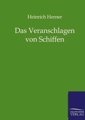 Produktbild von Das Veranschlagen von Schiffen