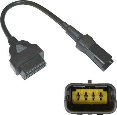 Produktbild von F76C Bolwins 4Pin OBD2 Kabel passend für Ducati Multistrada Motorrad CAN Diagnose Bike
