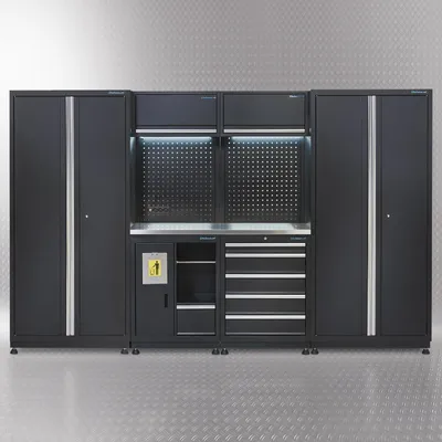 Produktbild von Werkstatteinrichtung PREMIUM 315 cm Edelstahl