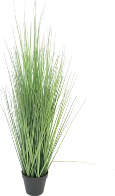Produktbild von artplants.de Fake Gras Rutenhirse LIFANG im Dekotopf, grün, 115 cm - Deko Grasbüschel