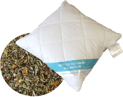 Produktbild von Betten Hofmann Aroma Kräuterkissen Nackenkissen Anti Stress 40x40 cm mit RV