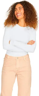 Produktbild von Jack & Jones Freya Rib Jjxx Langarm-t-shirt Weiß L Frau Weiß L