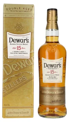 Produktbild von Dewar's 15 Years Old Blended Scotch Whisky 40% Vol. 0,7l in Geschenkbox