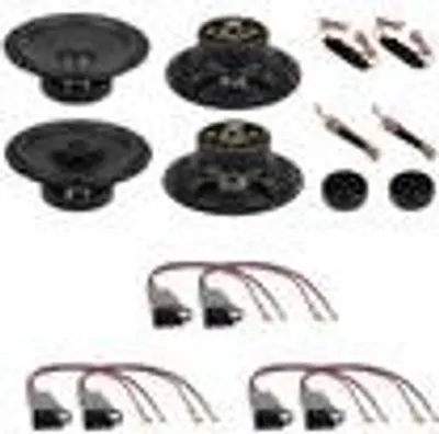 Produktbild von ESX SXE-6.2C SXE-62 3 Ohm Lautsprecher Einbauset für Golf 3 Vento Passat 35i