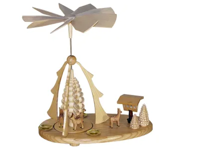 Obrázek produktu pro Stolní pyramida jelen s jesličkami šxvxh 22,5x24x14cm NOVINKA