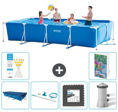 Obrázek produktu pro Obdélníkový bazén s rámem - 450 x 220 x 84 cm - 5 dílů, model S163