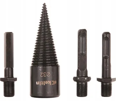 Zdjęcie produktu dla KELTIN Trzpień do rozłupywania - stożek do drewna 32 mm, 2x adapter K02395
