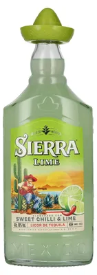 Image de Sierra Lime Licor de Tequila 18% Vol. 0,7l