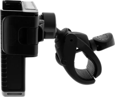 Zdjęcie produktu dla Uchwyt rowerowy na telefon z blokadą bezpieczeństwa - obrót 360° Czarny
